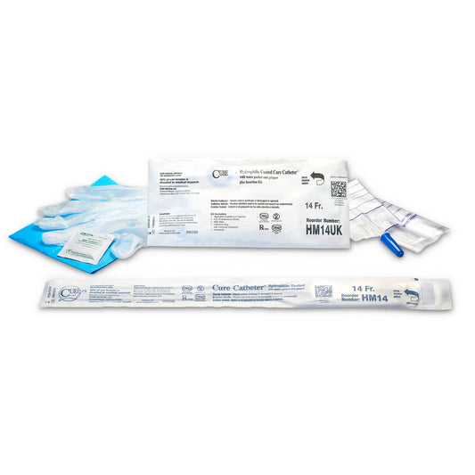 Cure Medical Cure Catheter Urethral Catheter HM14UK, 1 Each