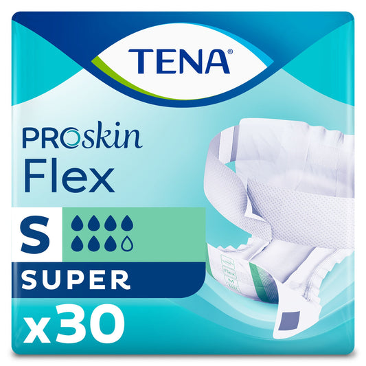 Unisex Adult Incontinence Belted Undergarment TENA® ProSkin™ Flex Super Size 8 Disposable Heavy Absorbency - 67804
