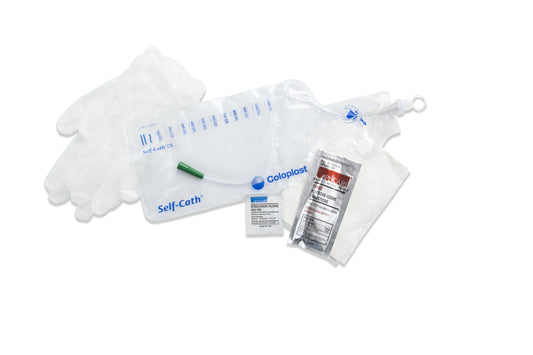 Intermittent Closed System Catheter Tray Self-Cath® Straight Tip 12 Fr. Without Balloon Lubricated PVC - 1012