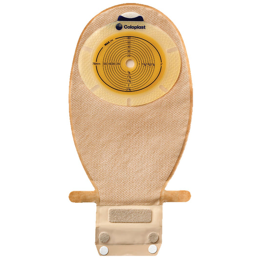 SenSura® Flat 1-Piece Transparent Colostomy Pouch, 10 – 76mm stomas 15821