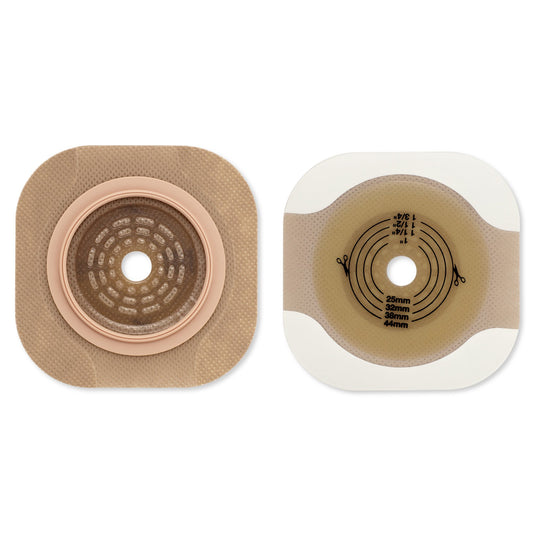 New Image™ Flat CeraPlus™ Ostomy Barrier with Tape Borders, 44 mm Flange, 25 mm 112014