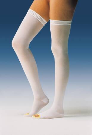 Anti-embolism Stocking JOBST® Anti-embolism/GPT™ Thigh High Large / Regular White Inspection Toe - 111459