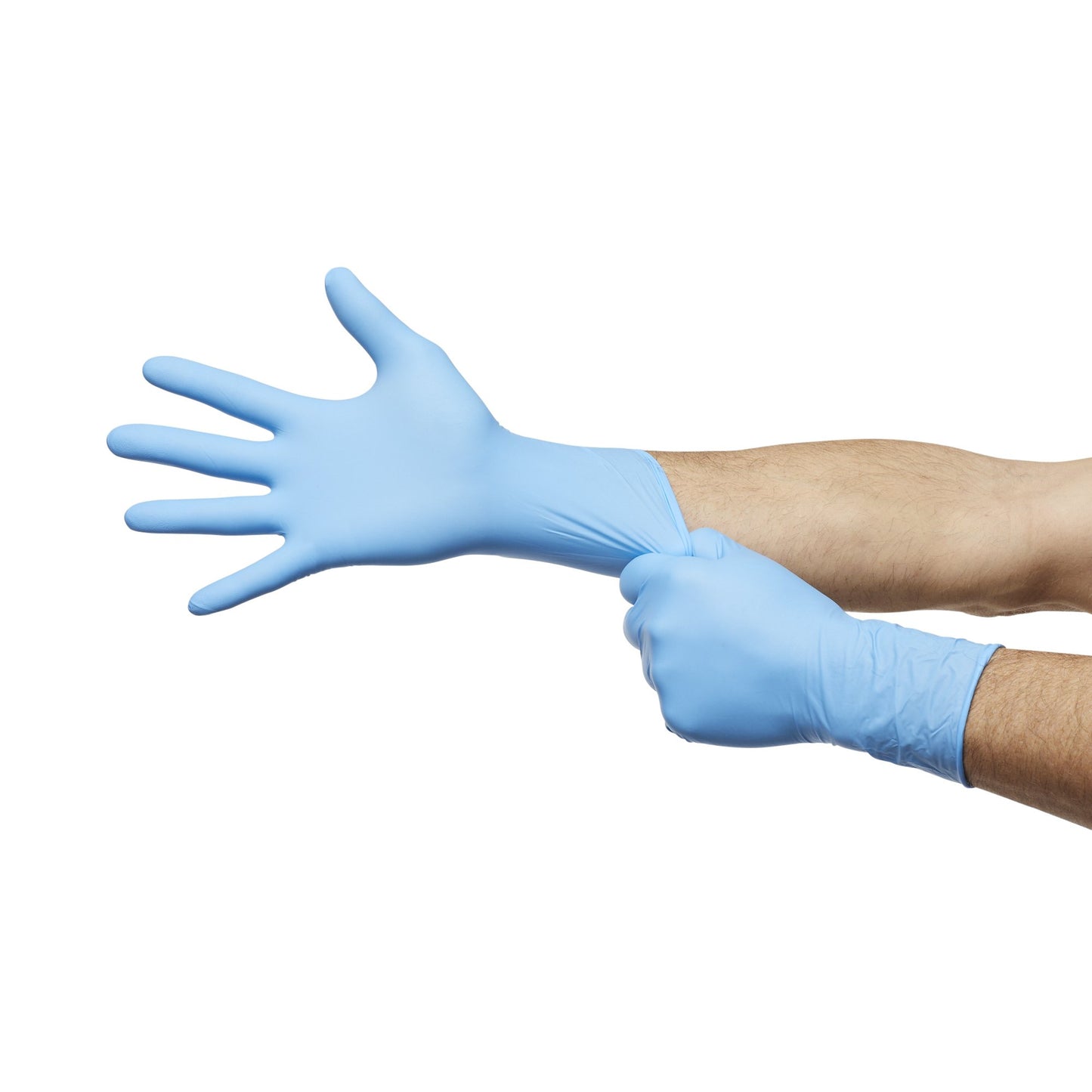 McKesson Confiderm® 6.5CX Nitrile Extended Cuff Length Exam Glove, Medium, Blue 14-676C