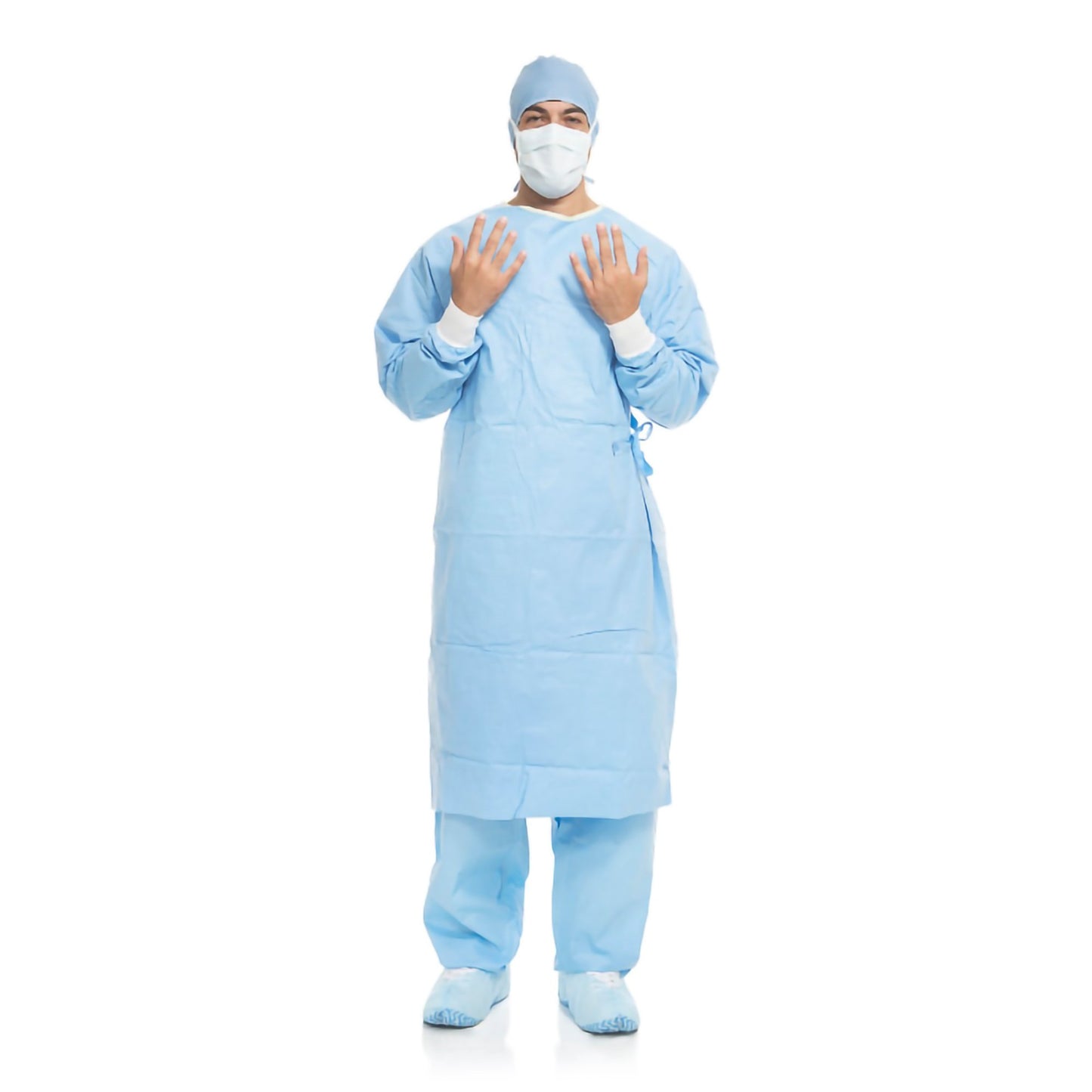 O&M Halyard Inc AERO BLUE Surgical Gown with Towel 41726, Case of 30