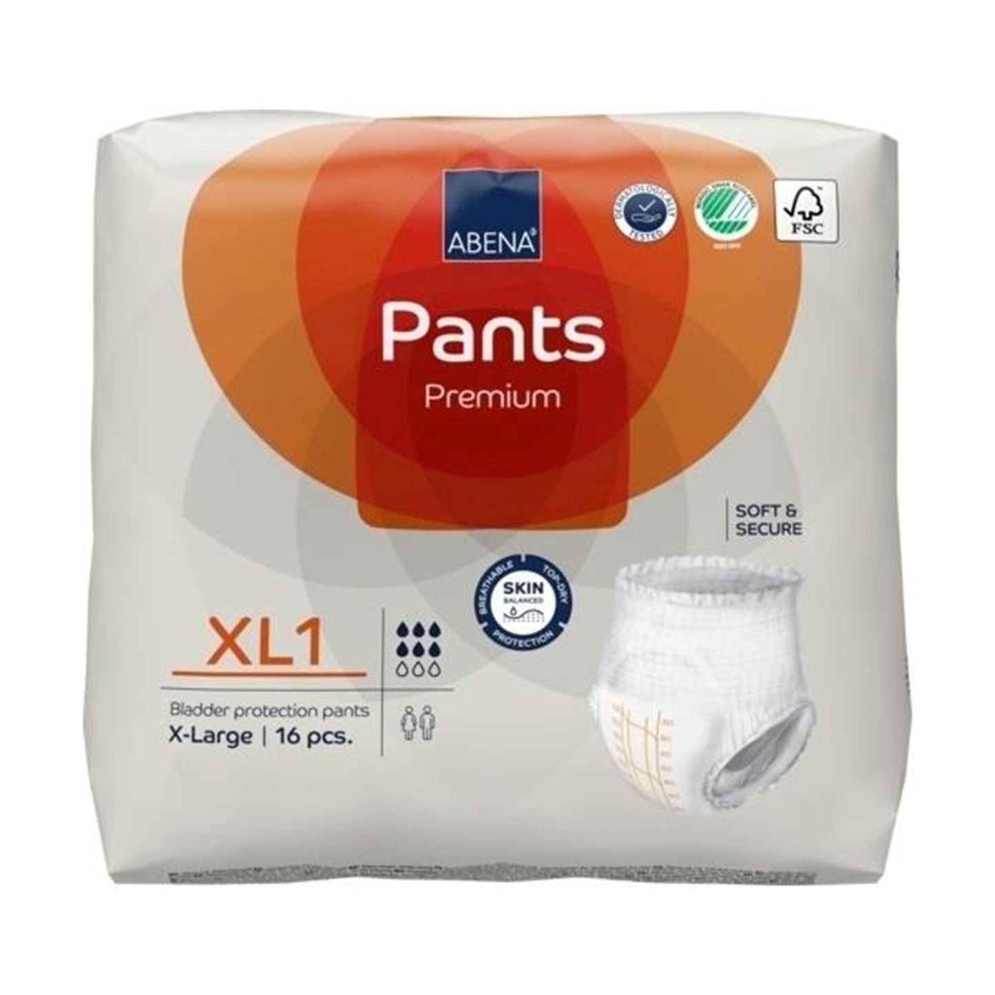 Abena® Premium Pants XL1 Incontinence Brief, X-Large 1000021328