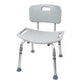 McKesson Aluminum Bath Transfer Bench with Removable Back 146-12202KD-1