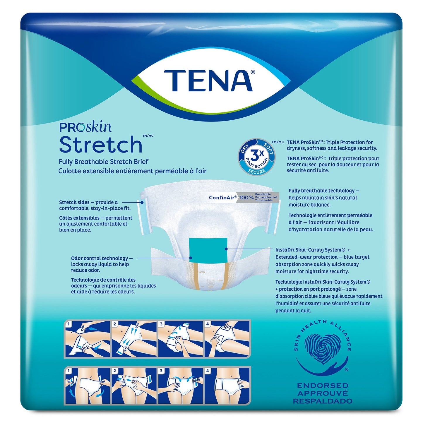 Tena® ProSkin Stretch™ Ultra Incontinence Brief, Large / Extra Large 67803