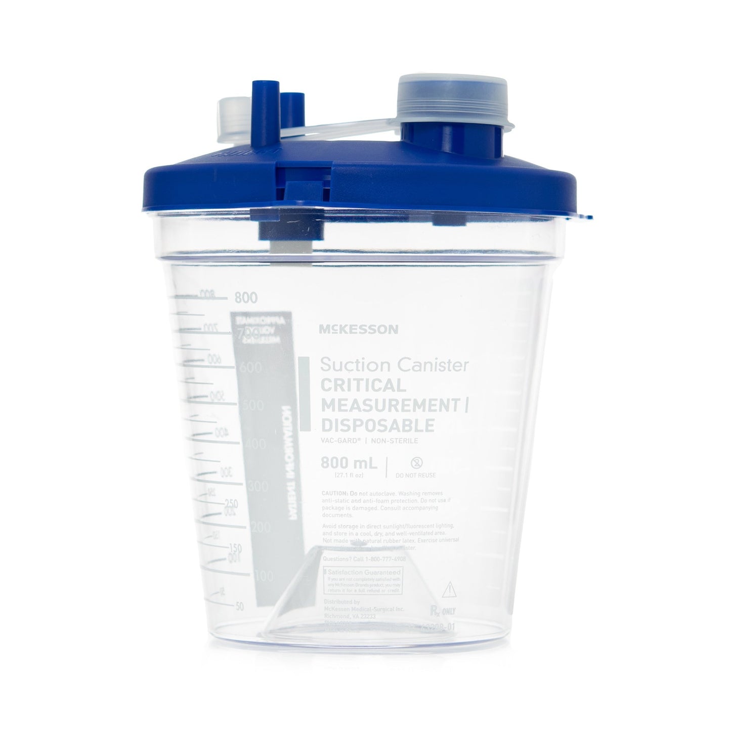 Suction Canister McKesson 800 mL Pour Lid - 16-43208-05