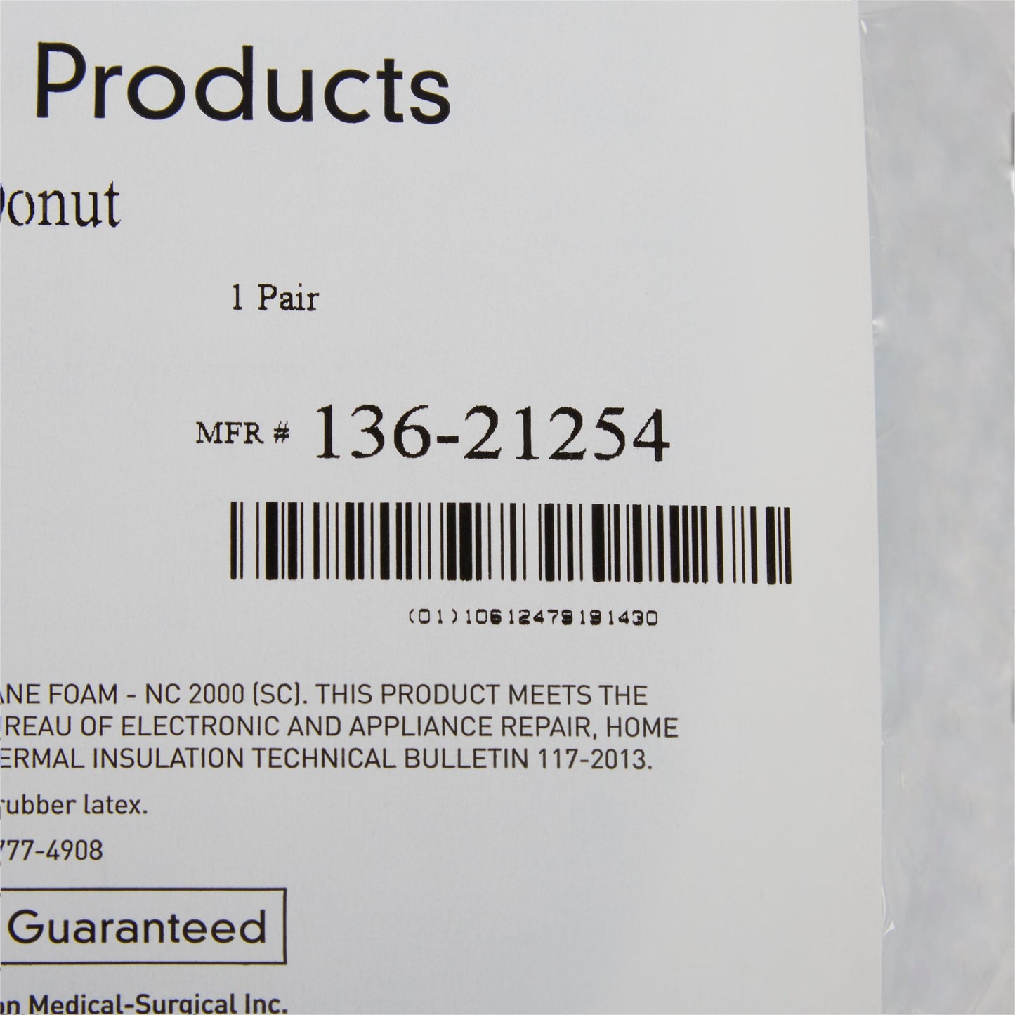 McKesson Doughnut Cushion 136-21254