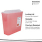 McKesson Prevent® Red Sharps Container, 1.25 Gallon, 10.75 x 10.5 x 4.75 Inch 2262