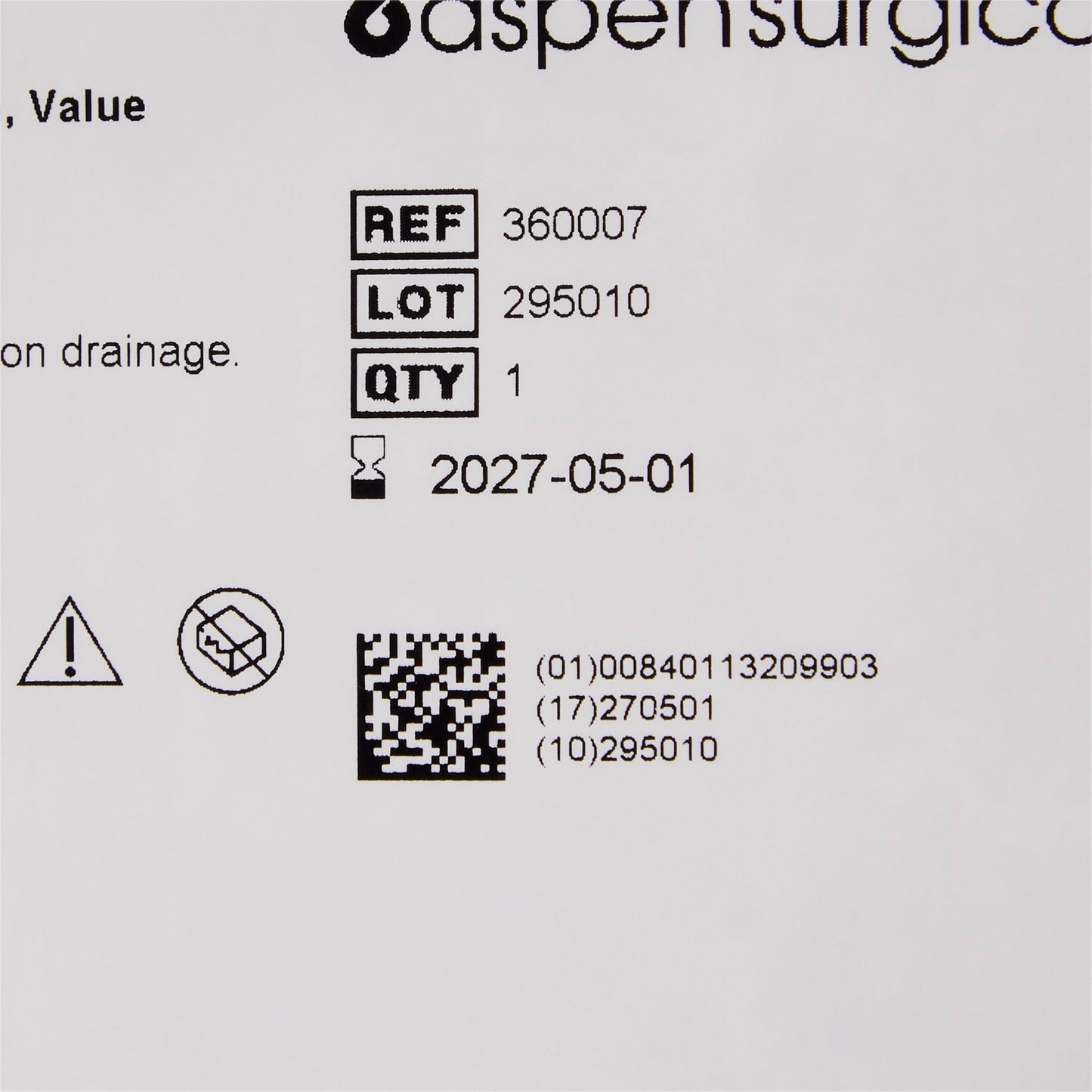 McKesson Wound Drain Tube, 10 Fr., 20-centimeter Length 360005