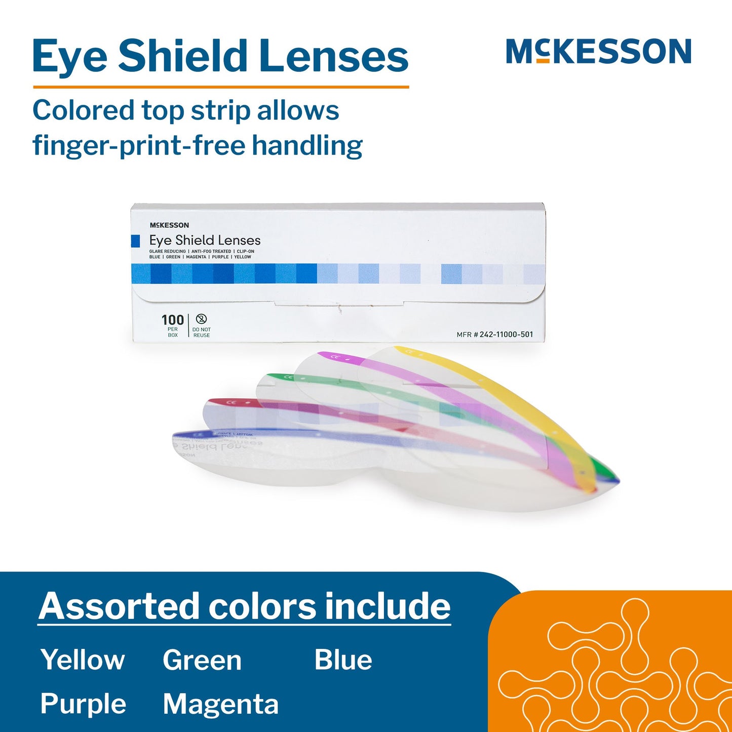 McKesson Replacement Eye Shield Lens 242-11000-501