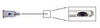 Aesthetic Microcannula SteriGlide® 1-1/2 Inch Length 25 Gauge Regular Wall Without Safety - TSK2538SG