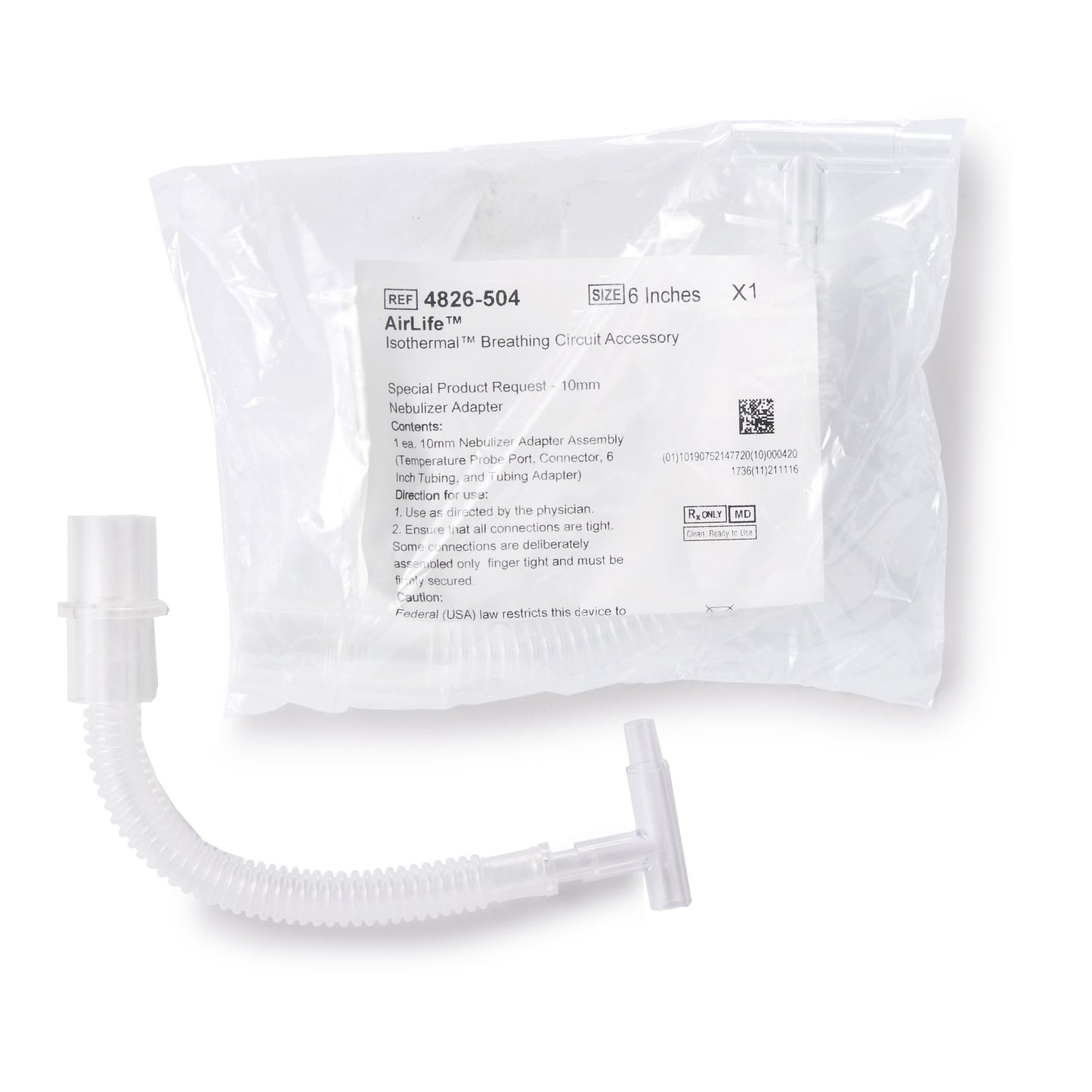 Vyaire Medical CareFusion Nebulizer Adapter 4826-504, 1 Each