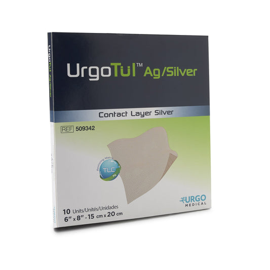 Silver Wound Contact Layer Dressing UrgoTul™AG/Silver 6 X 8 Inch Rectangle Sterile - 509342