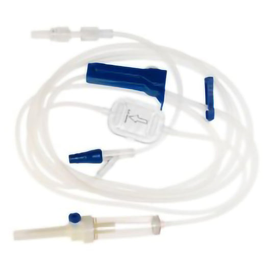 IV Pump Set McKesson Pump 1 Port 10 Drops / mL Drip Rate 0.2 Micron Filter 102 Inch Tubing Solution Without Flow Regulator - TCBINF6480-A