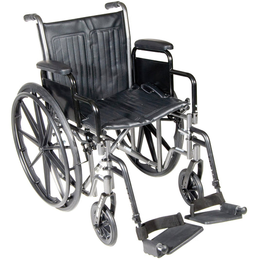McKesson Wheelchair, 18 Inch Seat Width 146-SSP218DDA-SF