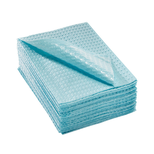 McKesson Premium Nonsterile Blue Procedure Towel, 13 x 18 Inch 18-887