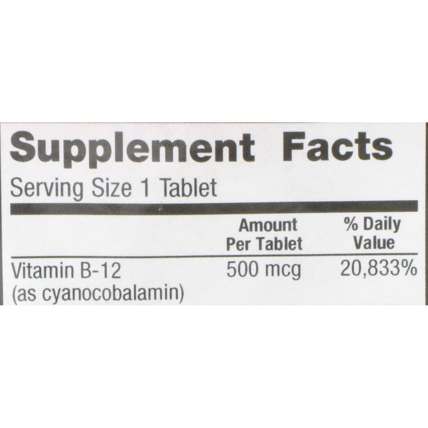 Geri-Care Vitamin B-12 Supplement 886-01-GCP