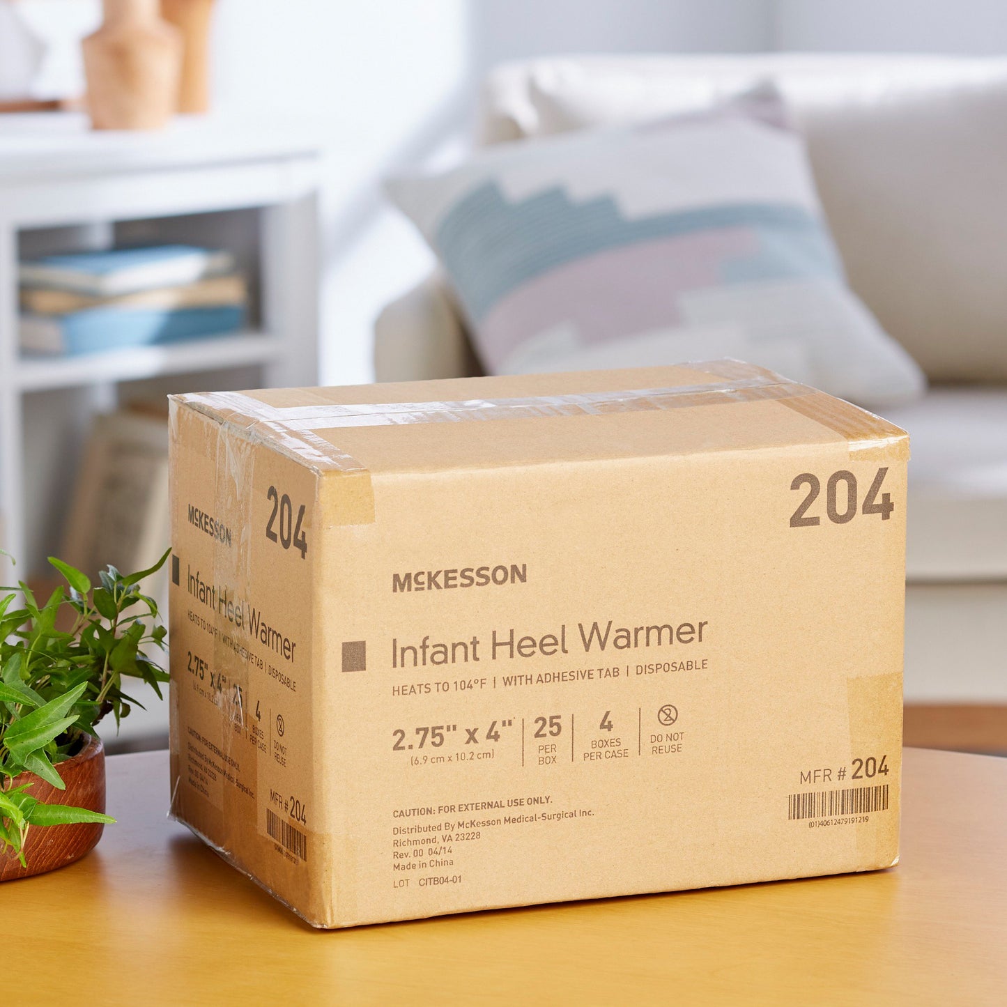 McKesson Infant Heel Warmer, 2¾ x 4 Inch 204