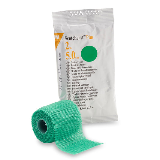 3M™ Scotchcast™ Plus Cast Tape, Green, 2 Inch x 4 Yards 82002G