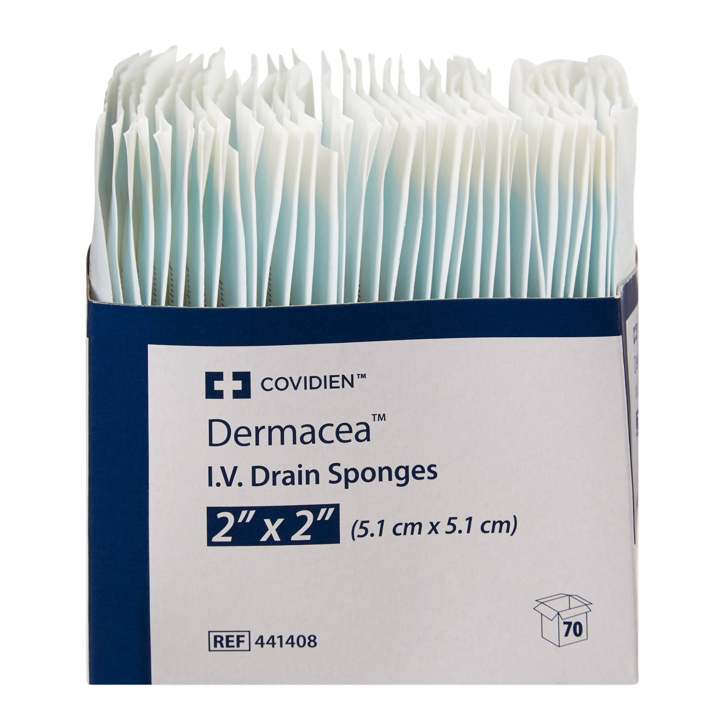 Dermacea™ I.V. Dressing, 2 x 2 Inch, 6-Ply 441408
