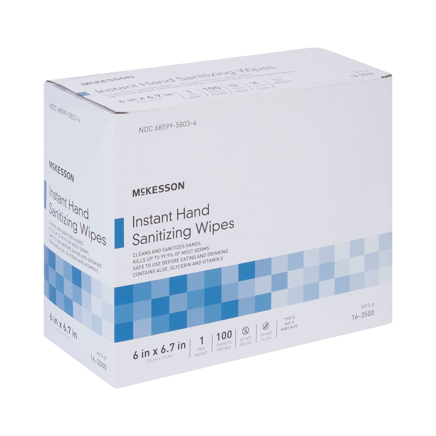 McKesson Hand Sanitizing Wipes 16-3500