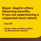 Bayer Low Dose Safety Coated Aspirin 81 mg Tablets 00280210020