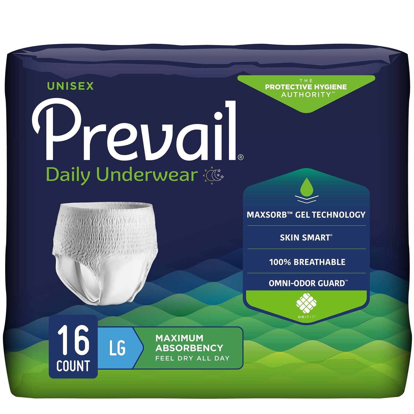 Prevail® Maximum Absorbent Underwear, Large | PVS-513 Medsitis.com_Medsitis_Medical_Supply_1