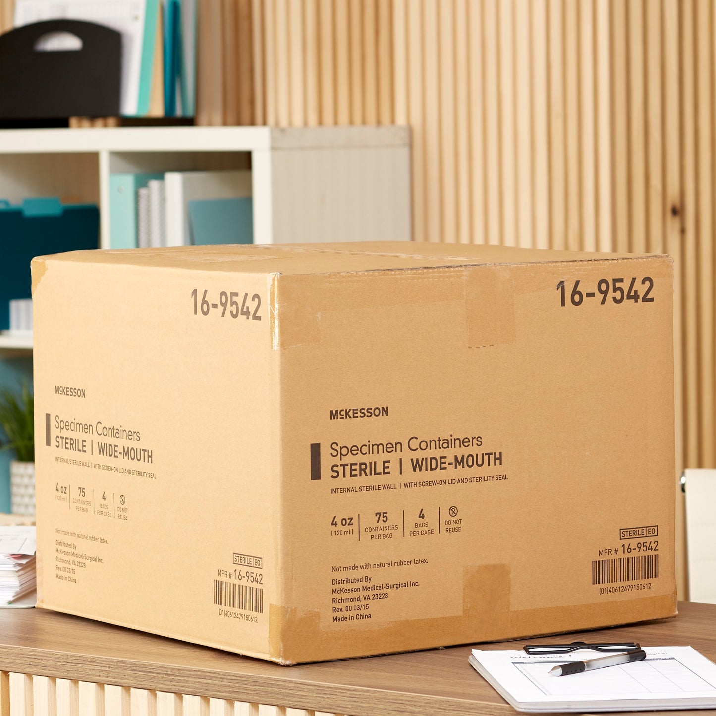 McKesson Specimen Container for Pneumatic Tube Systems, 120 mL 16-9542