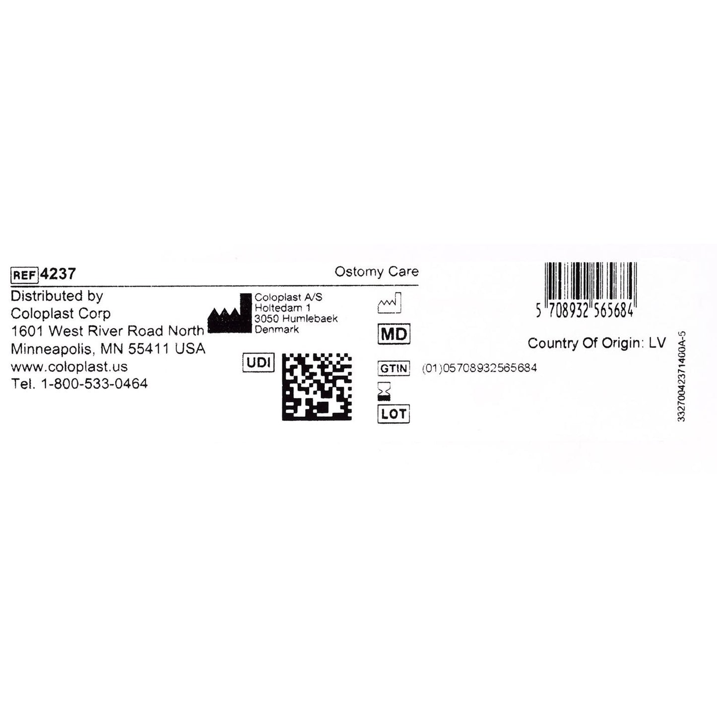 Brava® Belt for SenSura Mio, Neutral Gray, for Waists up to 40 Inches 4237