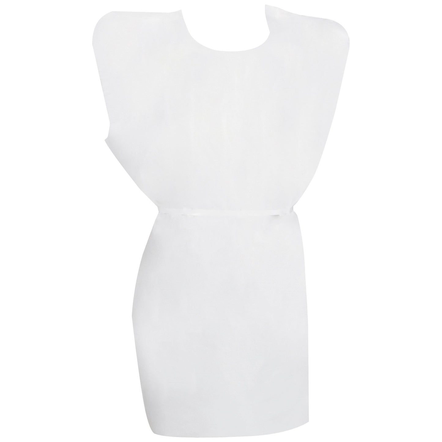 Patient Exam Gown McKesson One Size Fits Most White Disposable - 18-10846