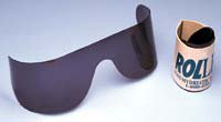 Post Mydriatic Glasses Rollens Roll Up Uncoated Gray Tint Plastic Lens Slip-in One Size Fits Most - ROLLENS