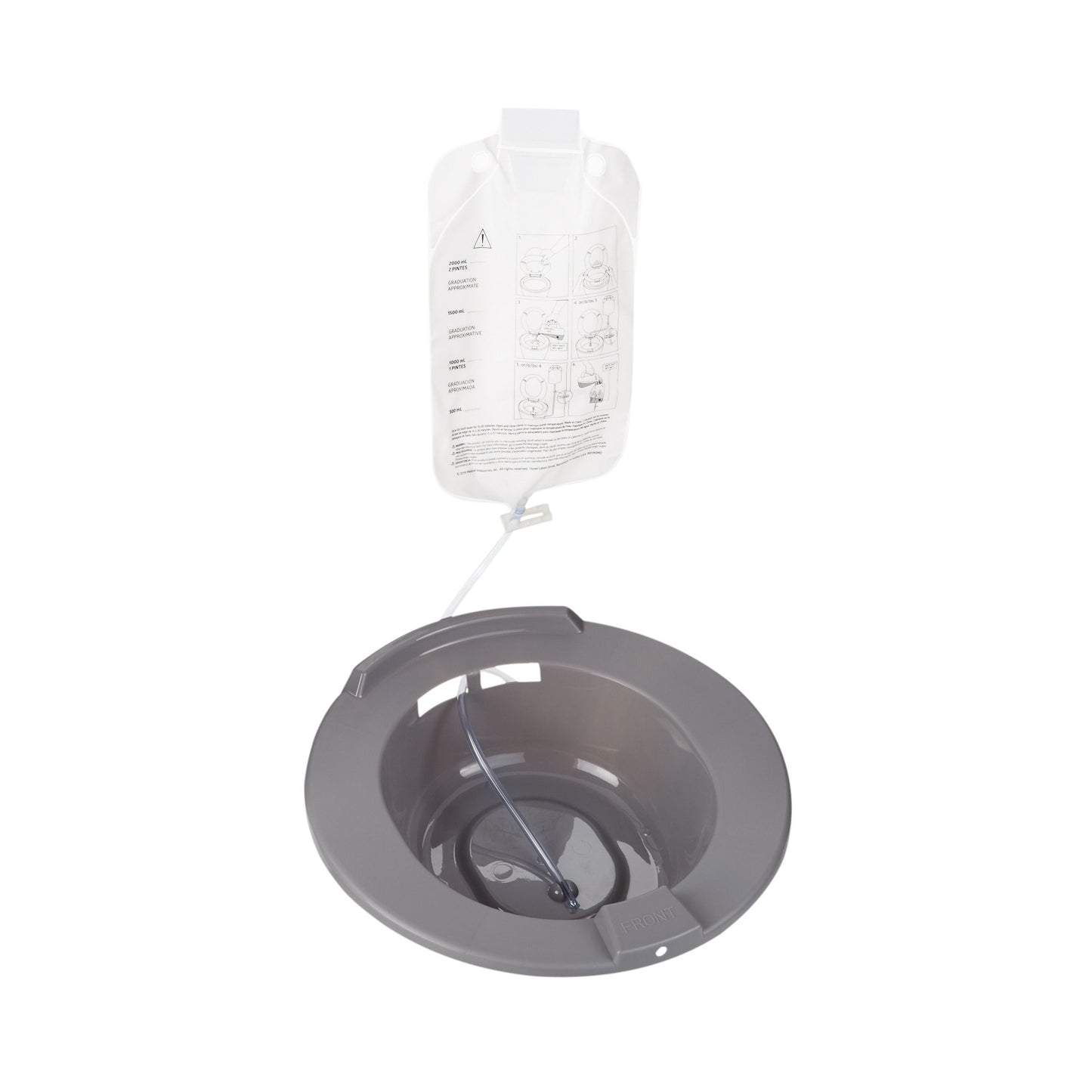 McKesson Round Sitz Bath, 2,000 mL Bag 56-80102