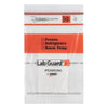 Specimen Transport Bag with Document Pouch and Absorbent Pad Lab Guard® Double Zipper 6 X 9 Inch Zip Closure Biohazard Symbol / Storage Instructions N