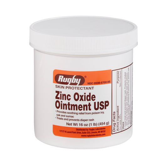 Rugby® Zinc Oxide Skin Ointment USP, 16 oz. 00536131698
