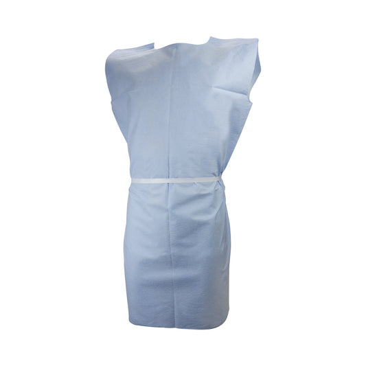 Patient Exam Gown McKesson Child Size Blue Disposable - 18-830