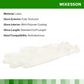 McKesson Confiderm® Latex Exam Glove, Extra Small, Ivory 14-1380