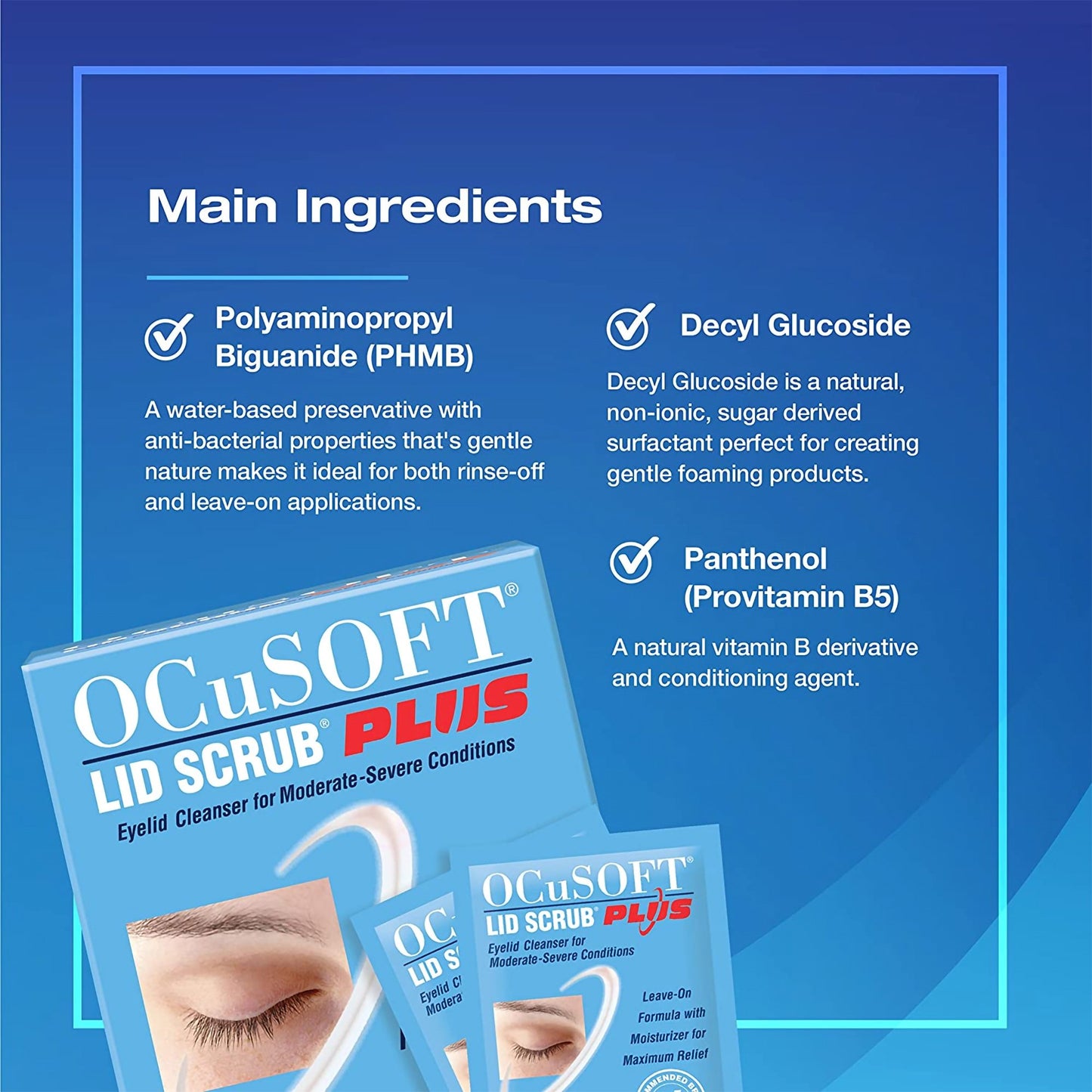 OCuSOFT® Lid Scrub® Plus Eyelid Cleanser 01571810430