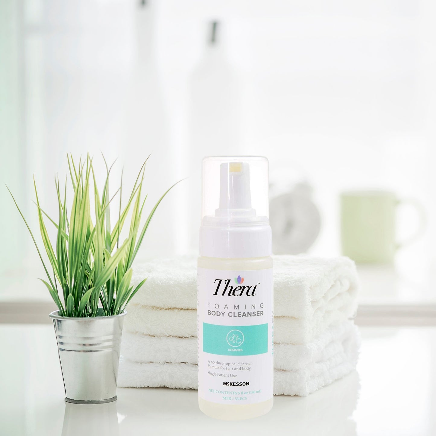 McKesson Thera® Foaming Body Cleanser, 5-ounce pump bottle 53-FC5