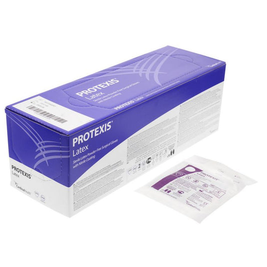 Surgical Glove Protexis™ Latex Size 7.5 Sterile Latex Standard Cuff Length Smooth Light Brown Not Chemo Approved - 2D72NS75X