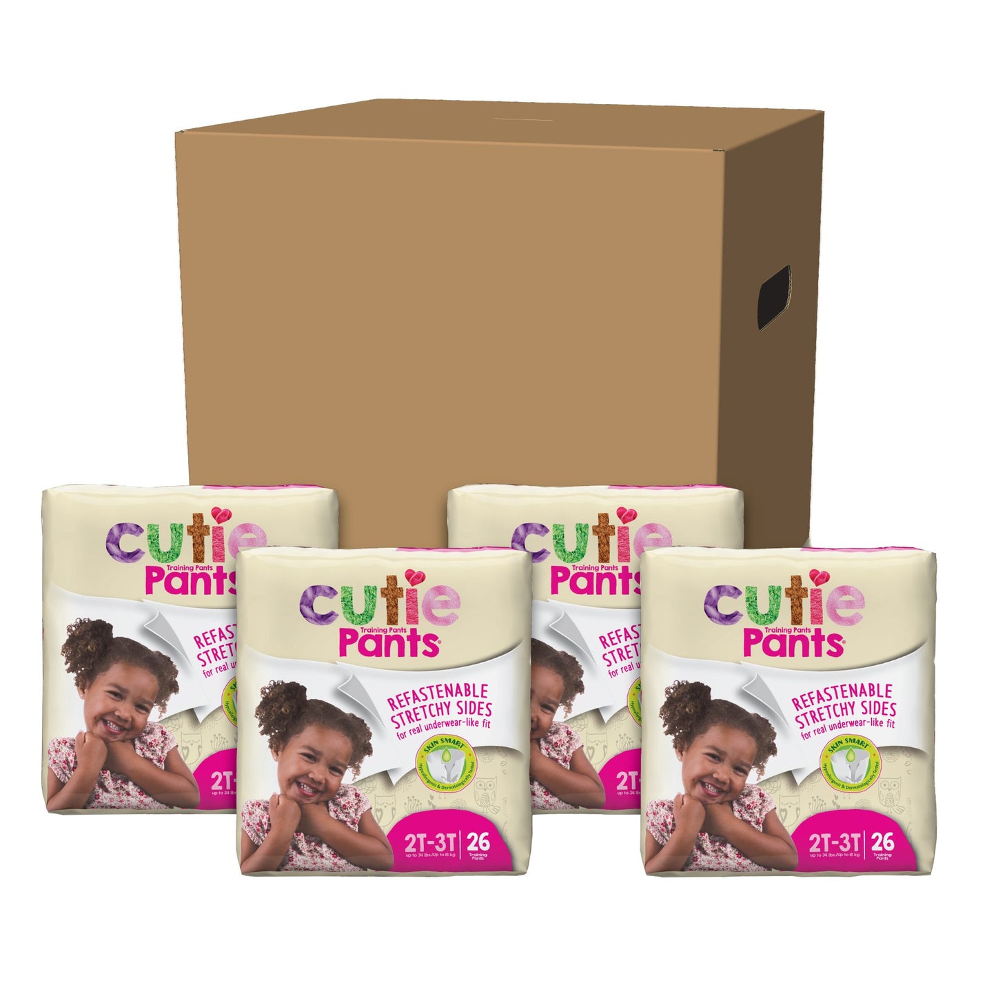 Cutie Pants Training Pants, Female, Toddler, Disposable, Heavy Absorbency CR7008