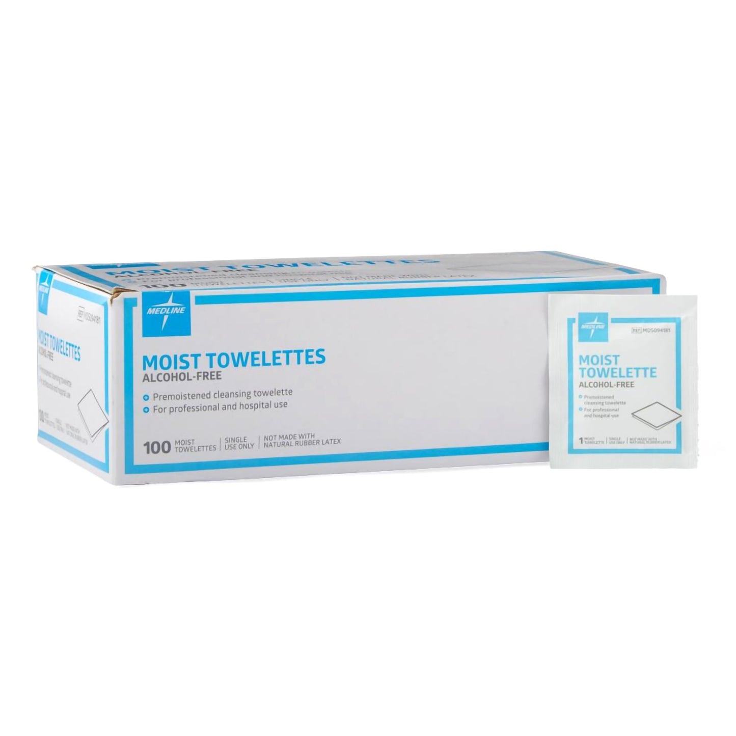 Antiseptic Skin Towelette Med Nap Individual Packet Scented 100 Count MDS094181