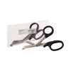 Utility Scissors McKesson 7-1/4 Inch Length Office Grade Stainless Steel / Plastic NonSterile Finger Ring Handle Angled Blunt Tip / Blunt Tip - 01-320