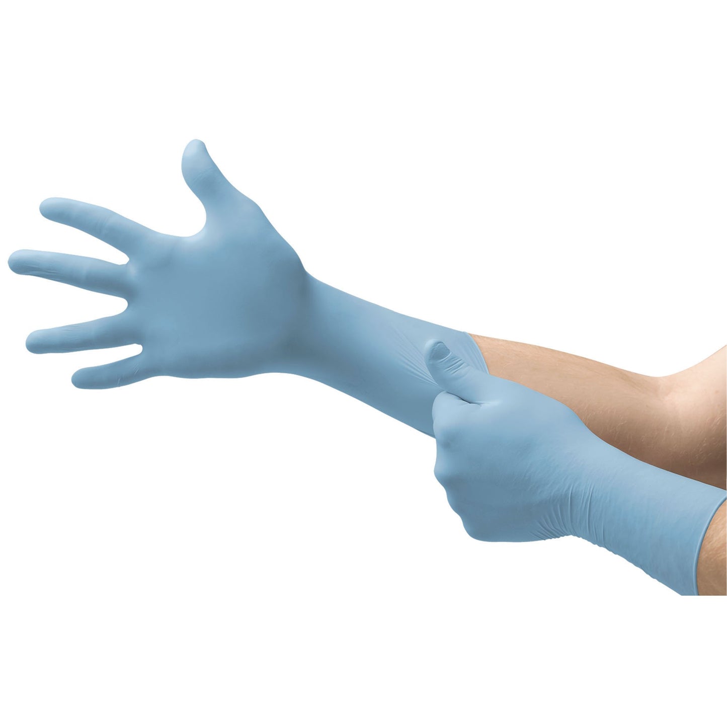 Micro-Touch® Extended Cuff Length Exam Glove, Large, Blue 6034153