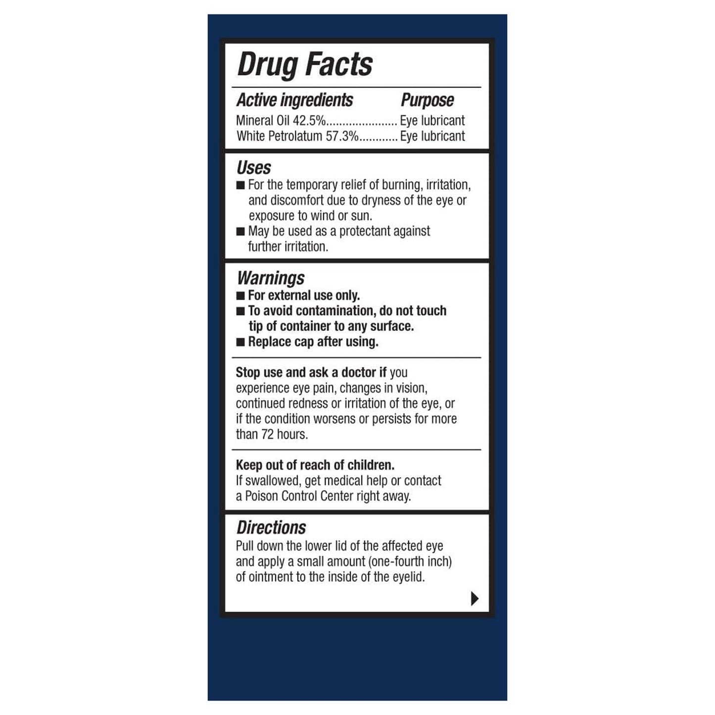 Refresh P.M.® Lubricant Eye Ointment, 0.12-ounce Dropper Bottle 00023066704