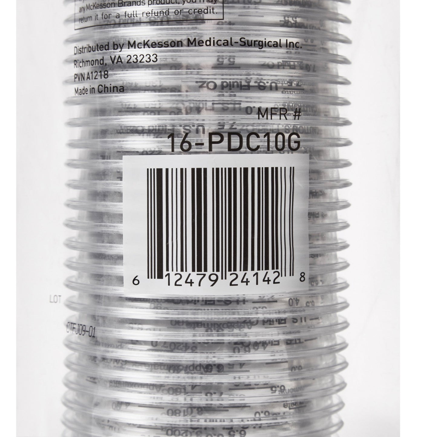 McKesson Graduated Drinking Cup, 10 oz., Clear 16-PDC10G