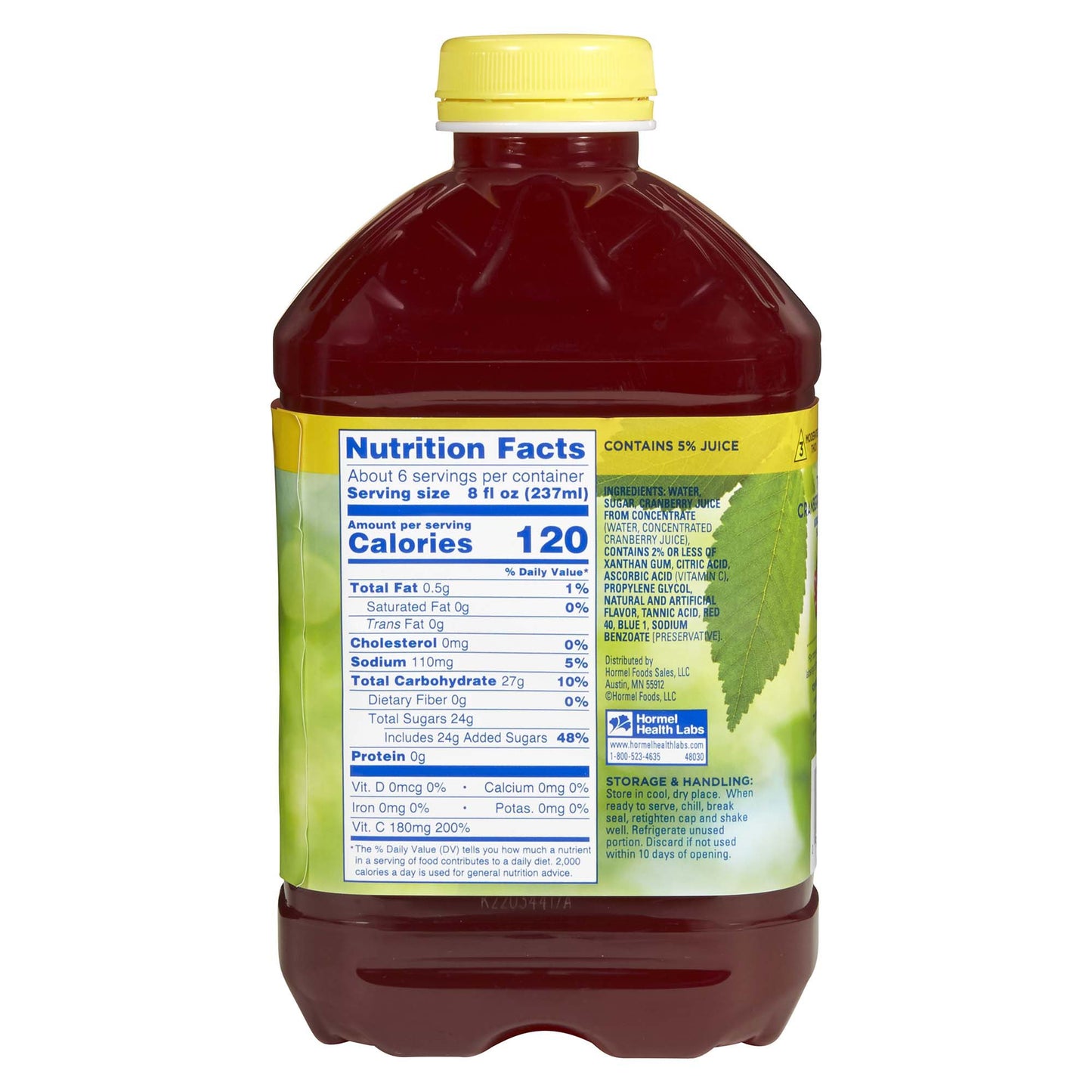 Thick & Easy® Clear Honey Consistency Cranberry Thickened Beverage 48030