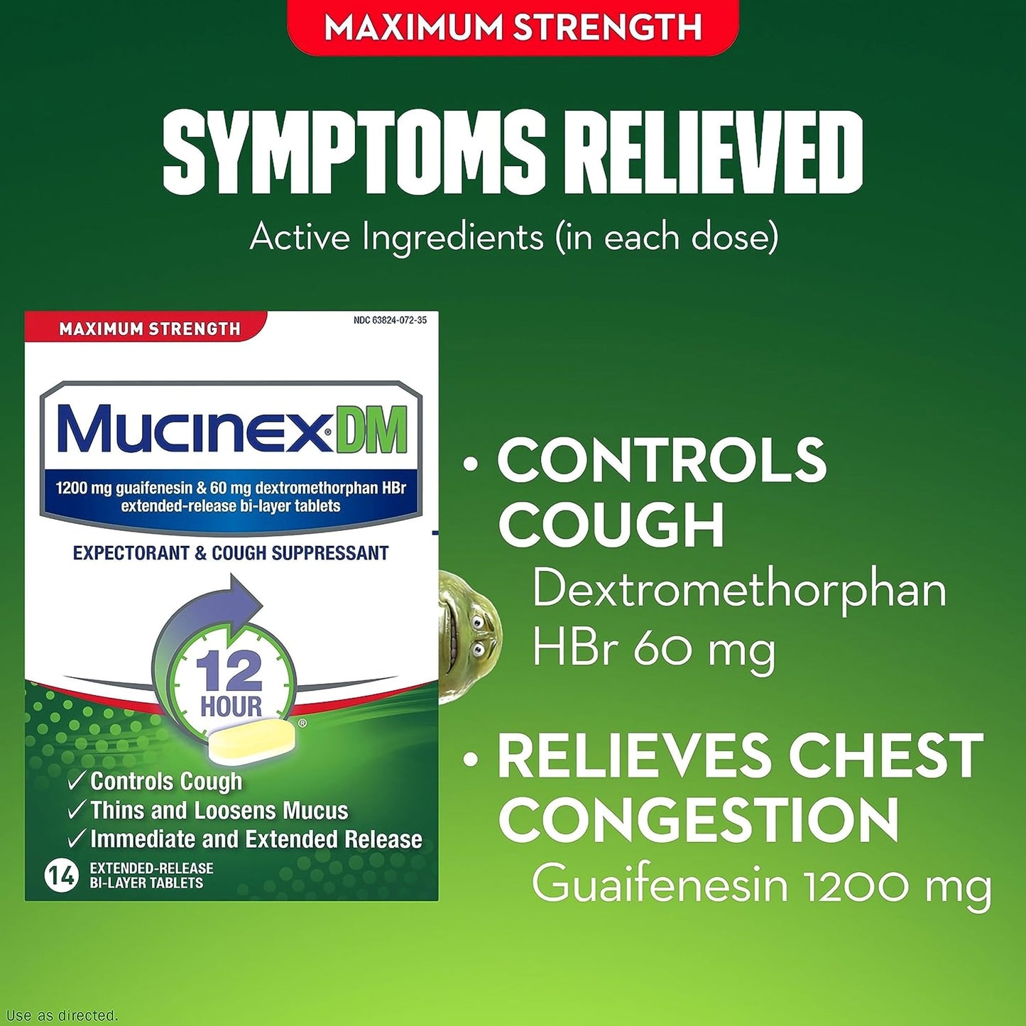 Mucinex® DM Cold and Cough Relief 63824007235