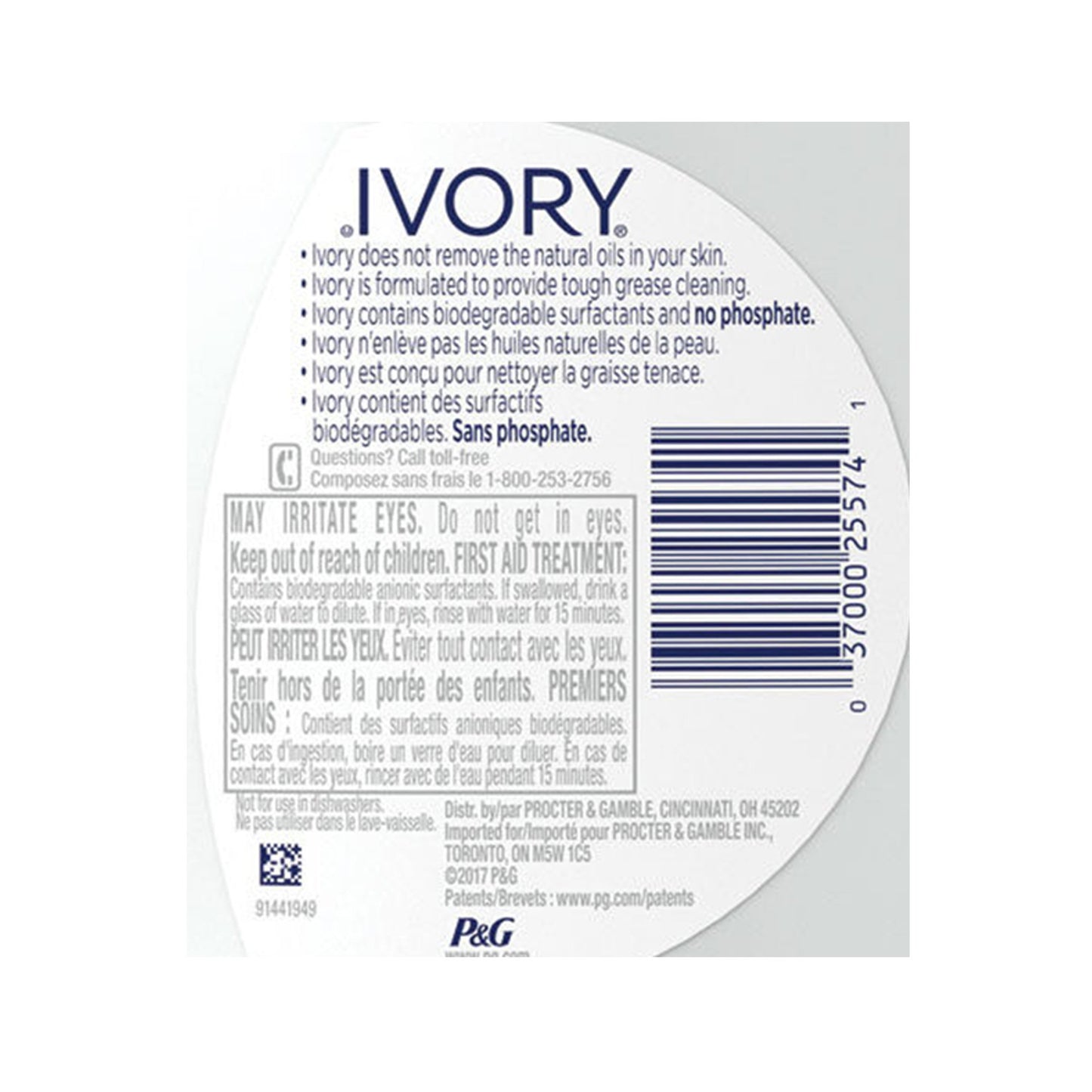 Ivory® Dish Detergent, 24oz PGC25574